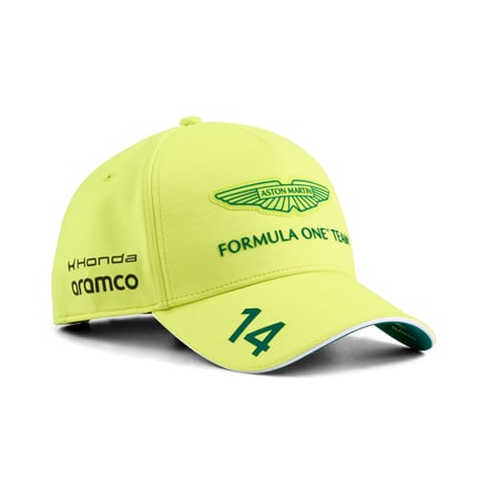 Aston Martin Aramco Cognizant F1 2026 Fernando Alonso Team Cap - Lime