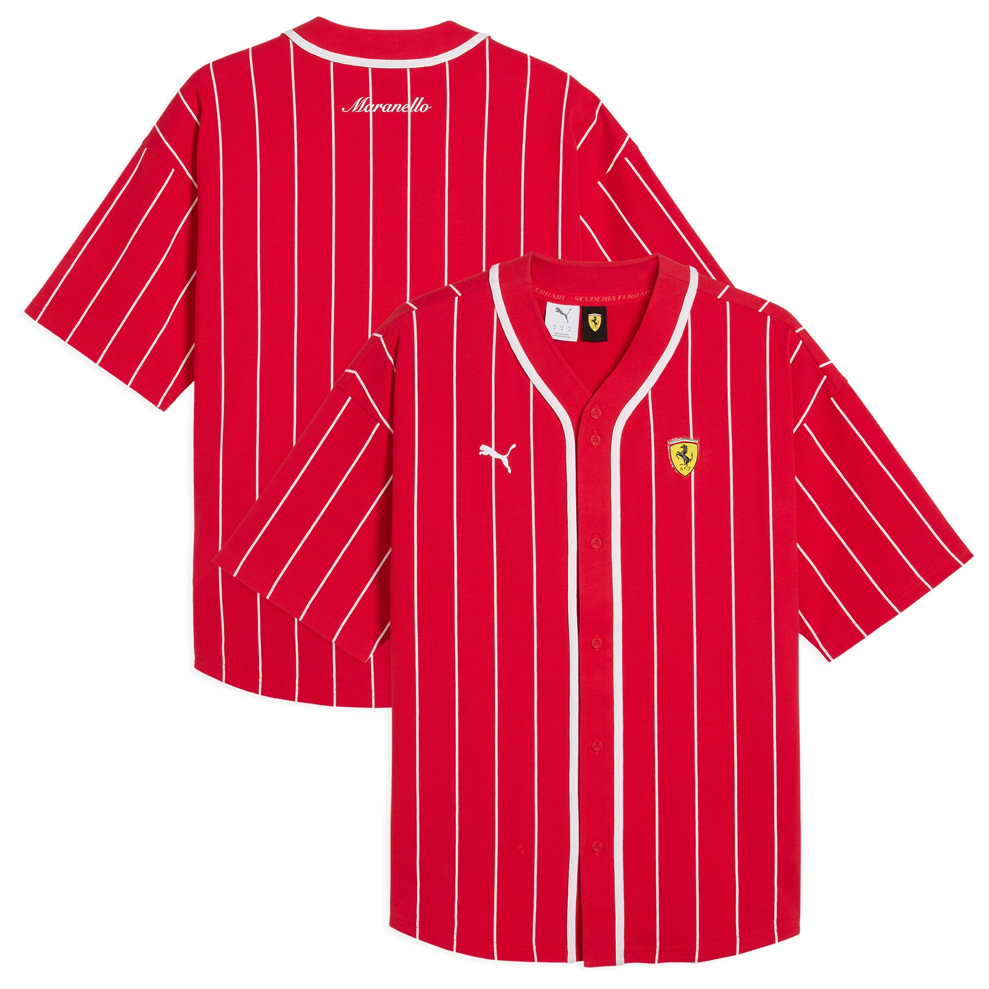 Scuderia Ferrari Baseball Jersey by Puma - Red