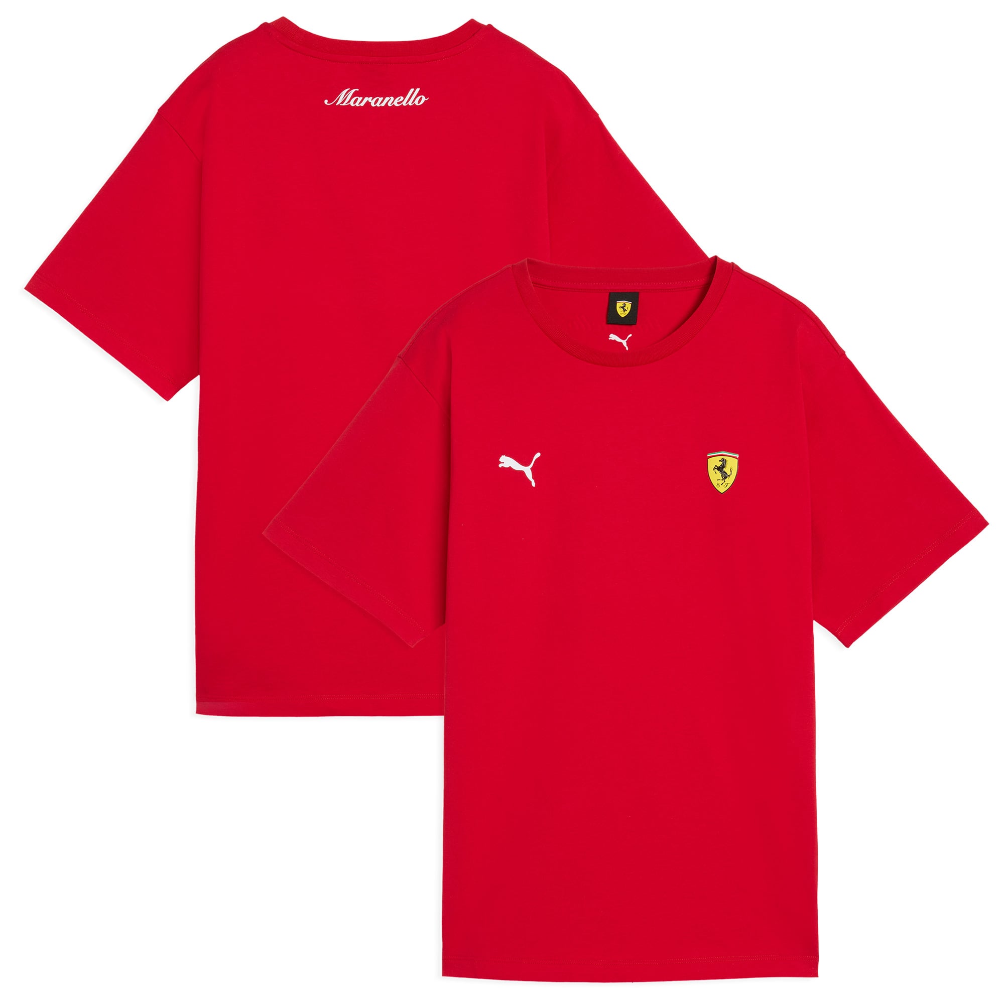 Scuderia Ferrari Graphic T-Shirt by Puma - Red - Womens