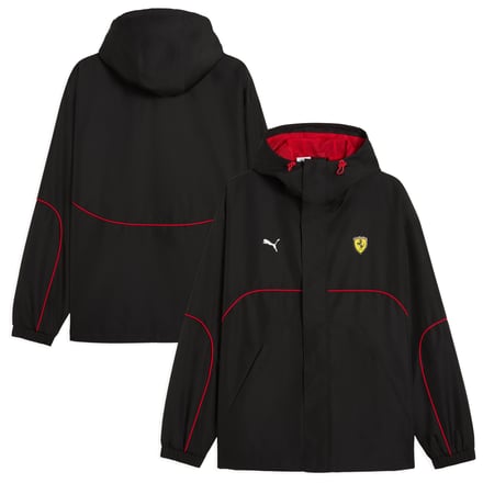 Scuderia Ferrari Scuderia Ferrari Puma Rain Jacket - Black