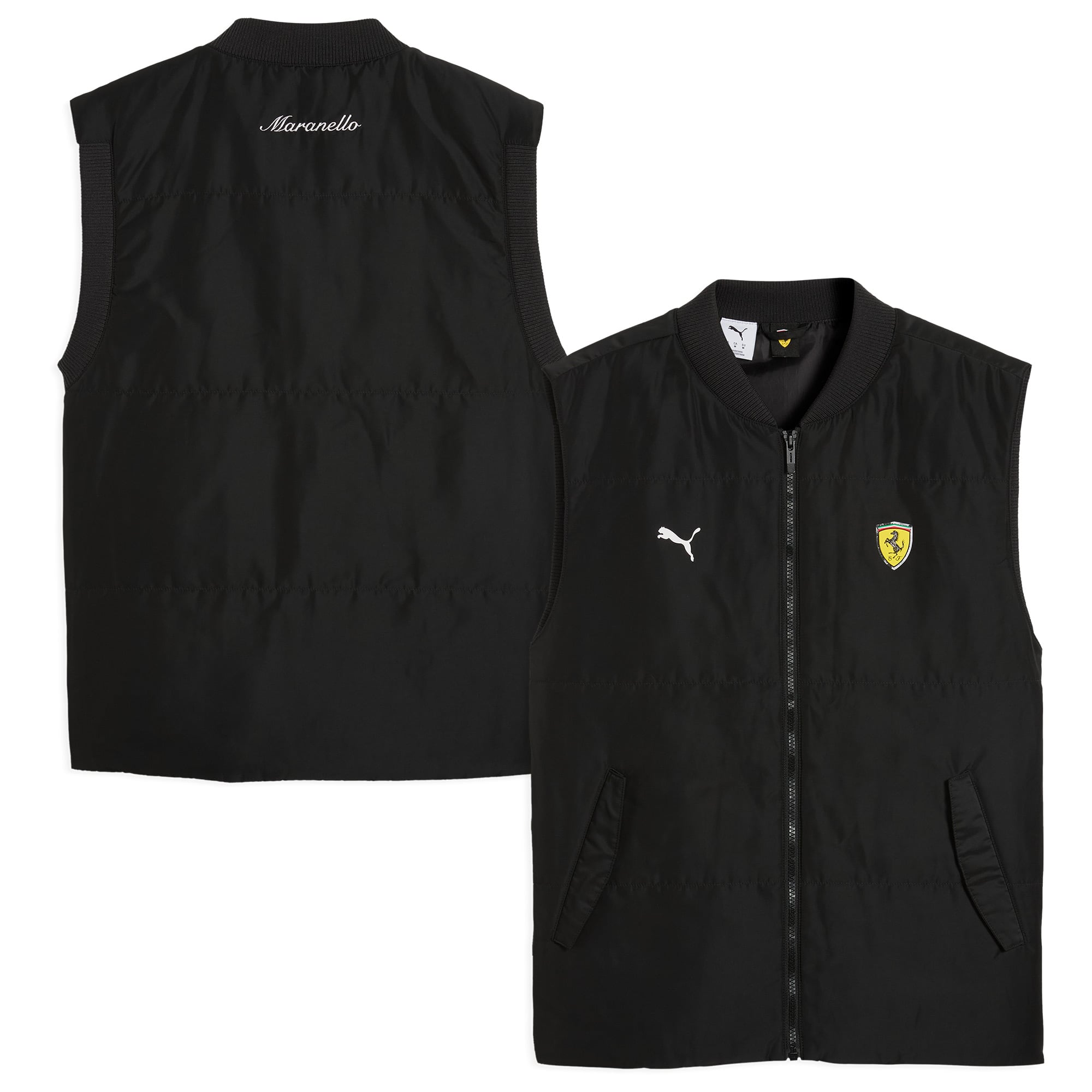 Scuderia Ferrari Scuderia Ferrari 2025 Puma Lightly Padded Gilet - Black