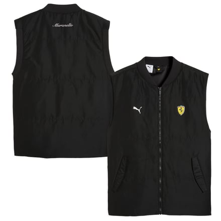 Scuderia Ferrari Scuderia Ferrari 2025 Puma Lightly Padded Gilet - Black