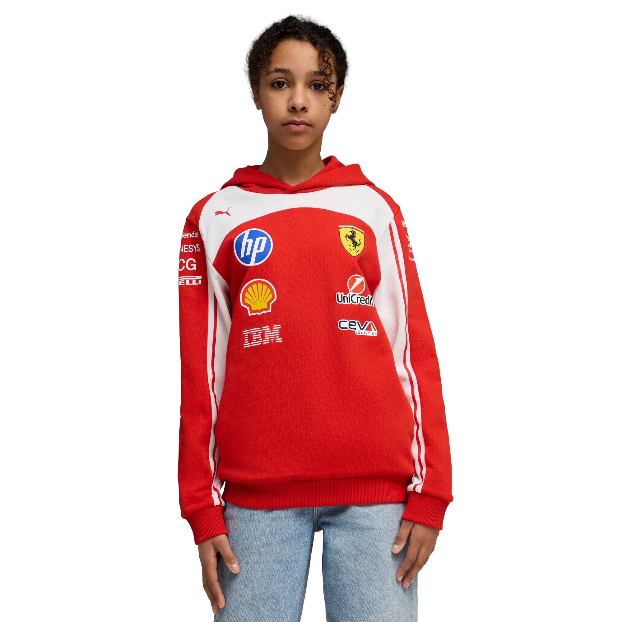 Scuderia Ferrari 2026 Team Kapuzenpullover – Kinder