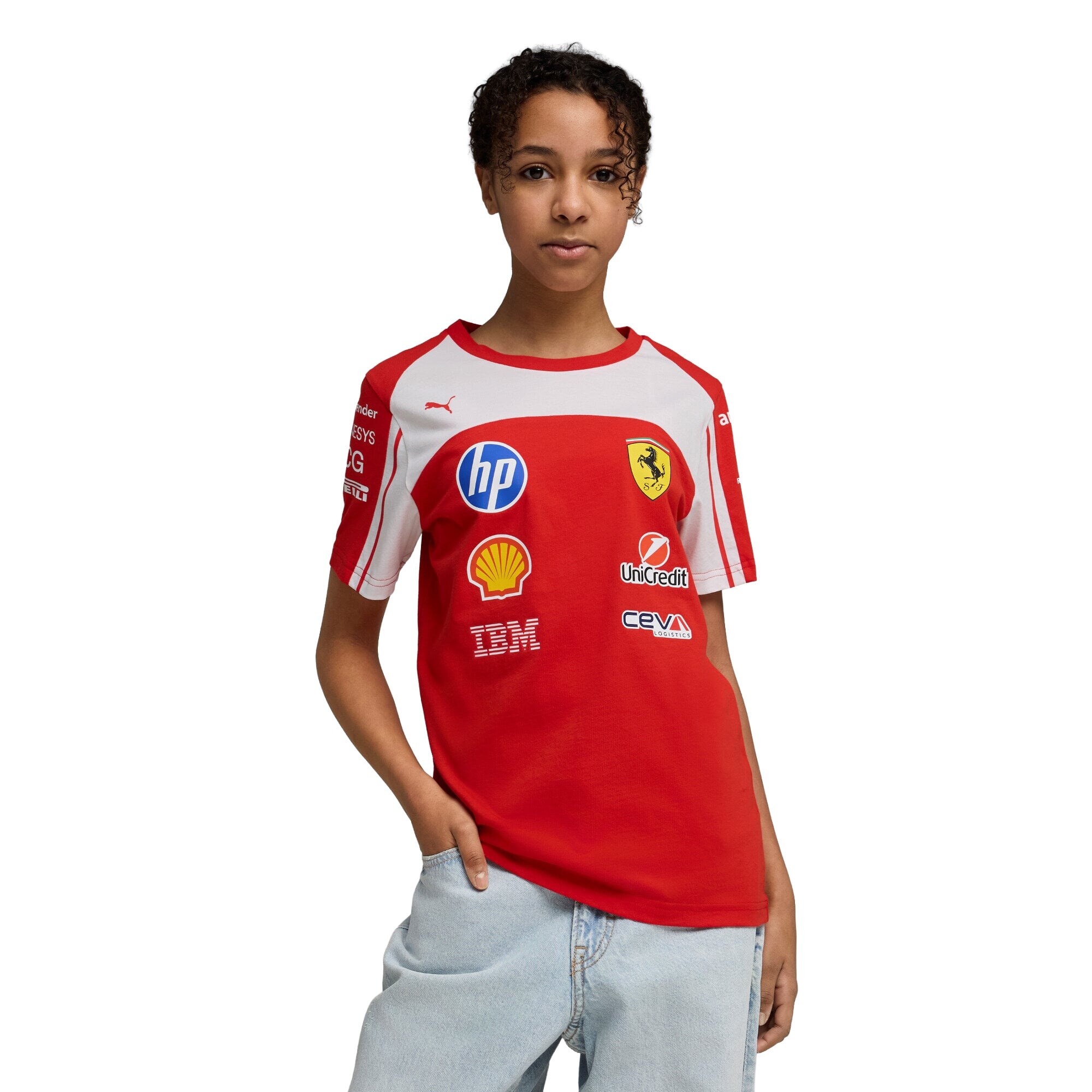 Scuderia Ferrari 2026 Team T-Shirt - Kids