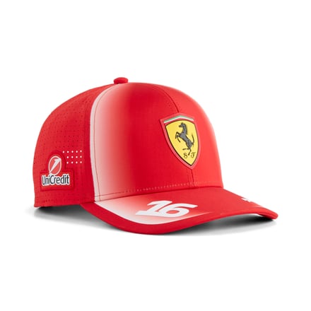 Scuderia Ferrari 2026 Team Charles Leclerc Cap - Red - Kids