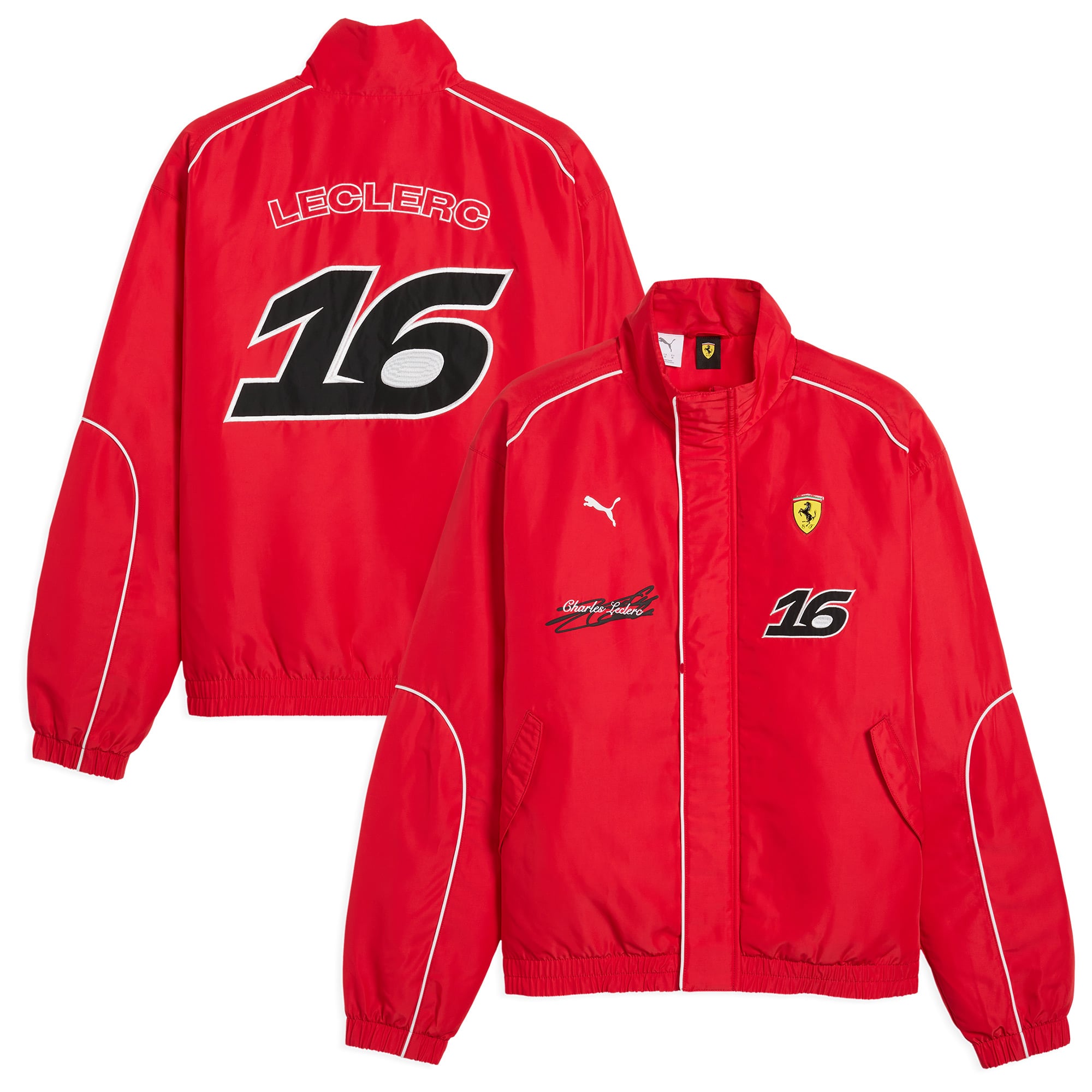 Chaqueta de piloto Scuderia Ferrari Charles Leclerc - Unisex