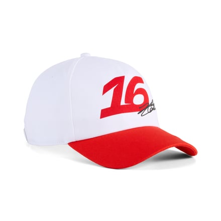 Scuderia Ferrari Charles LeClerc Graphic Baseball Cap - White - Unisex