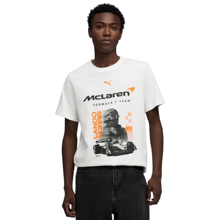 McLaren Lando Norris Driver T-Shirt - White - Unisex