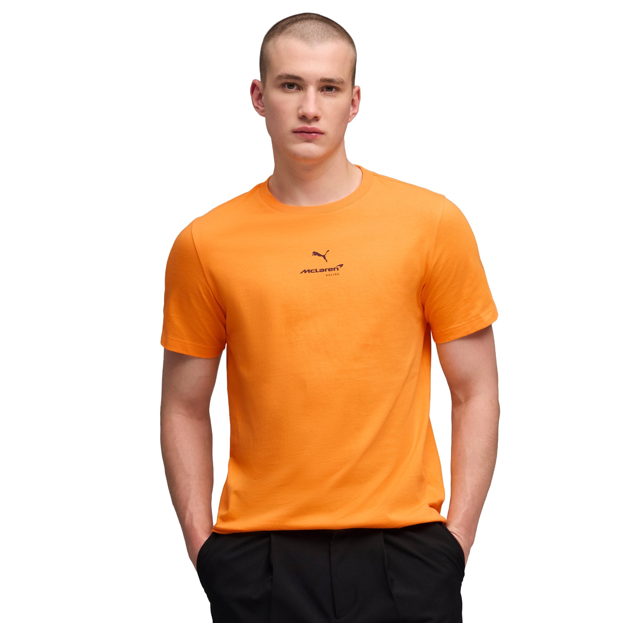 McLaren Small Logo T-Shirt - Papaya