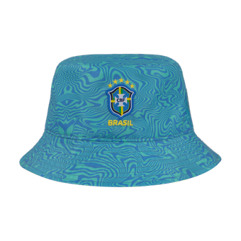 Men's Nike Green Brazil National Team Reversible Bucket Hat