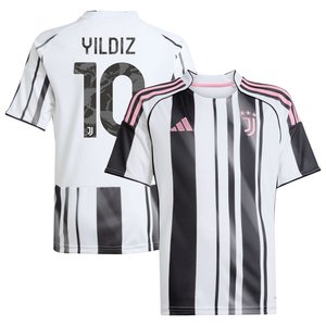 Maillot Domicile Juventus adidas 25/26 - Enfant avec flocage Yildiz 10, vue 2