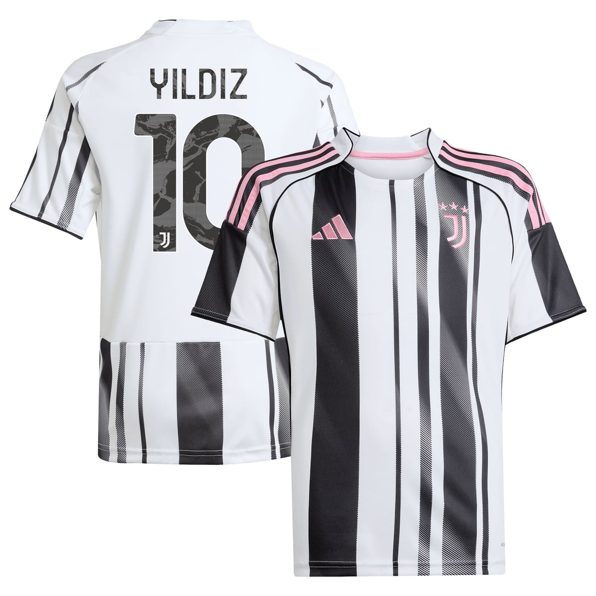 Maillot Domicile Juventus adidas 25/26 - Enfant avec flocage Yildiz 10