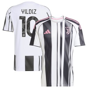 Maillot Domicile Juventus adidas 25/26 avec flocage Yildiz 10, vue 1