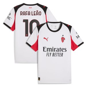 Maillot AC Milan PUMA Extérieur 25/26 avec flocage Rafa Leão 10, vue 2