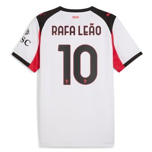 Maillot AC Milan PUMA Extérieur 25/26 avec flocage Rafa Leão 10, vue 4