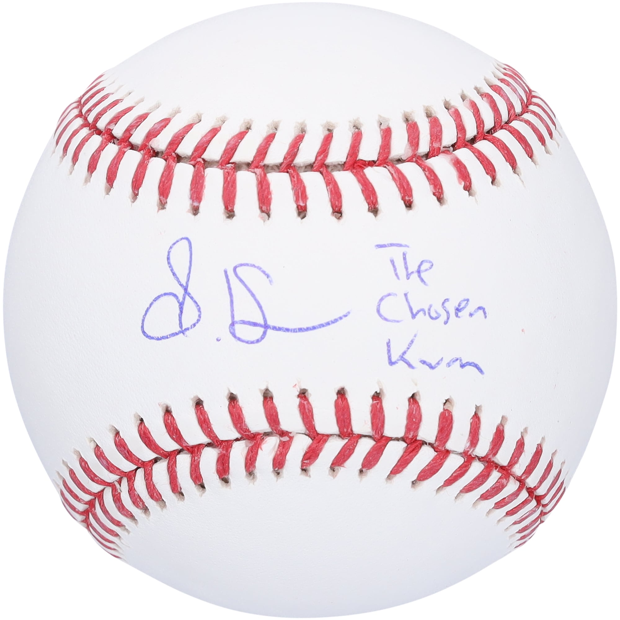 Steven Kwan Cleveland Guardians Autographed Baseball with "The Chosen Kwan" Inscription