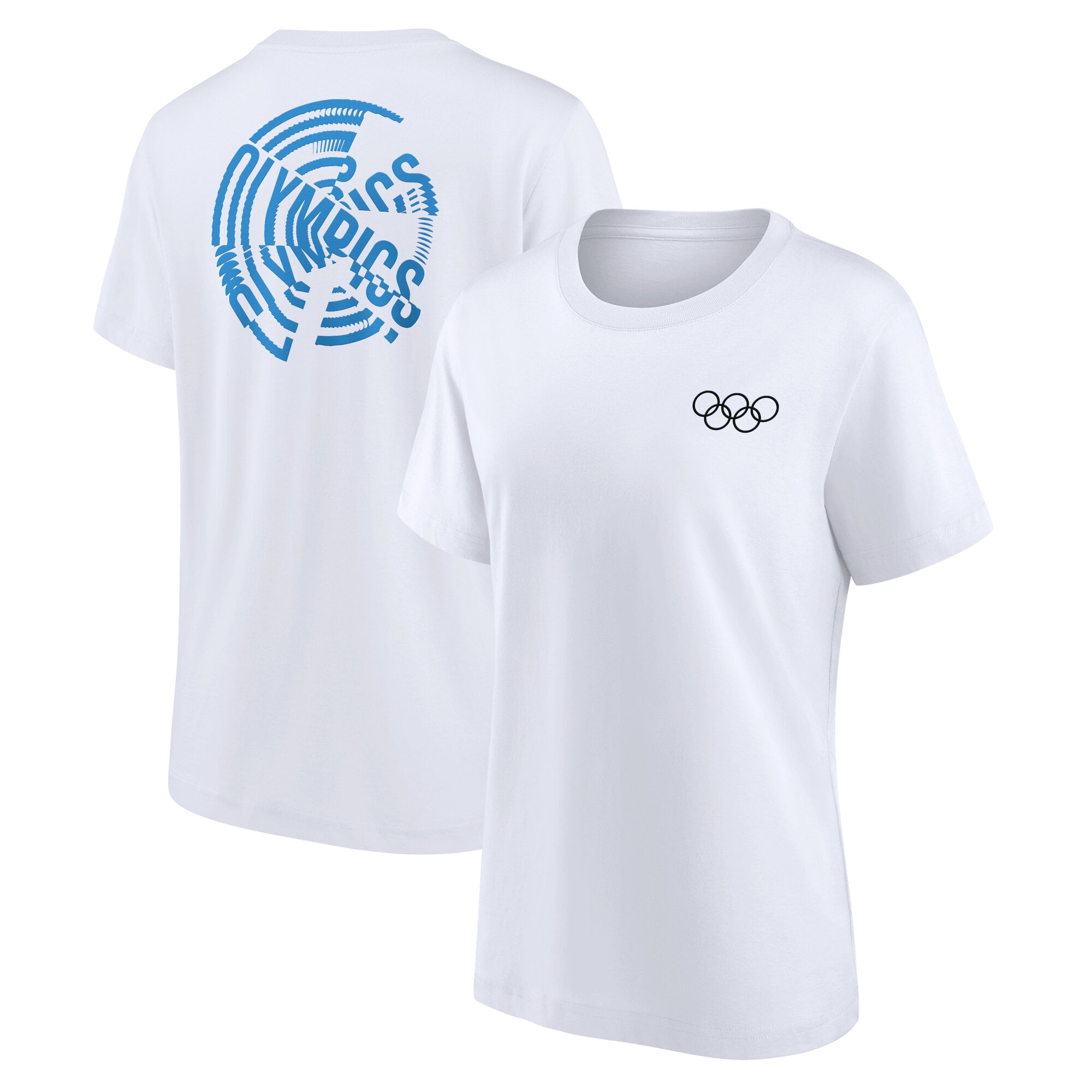 Maglietta Grafica The Olympic Collection Unity Wheel - Bianco - Donna