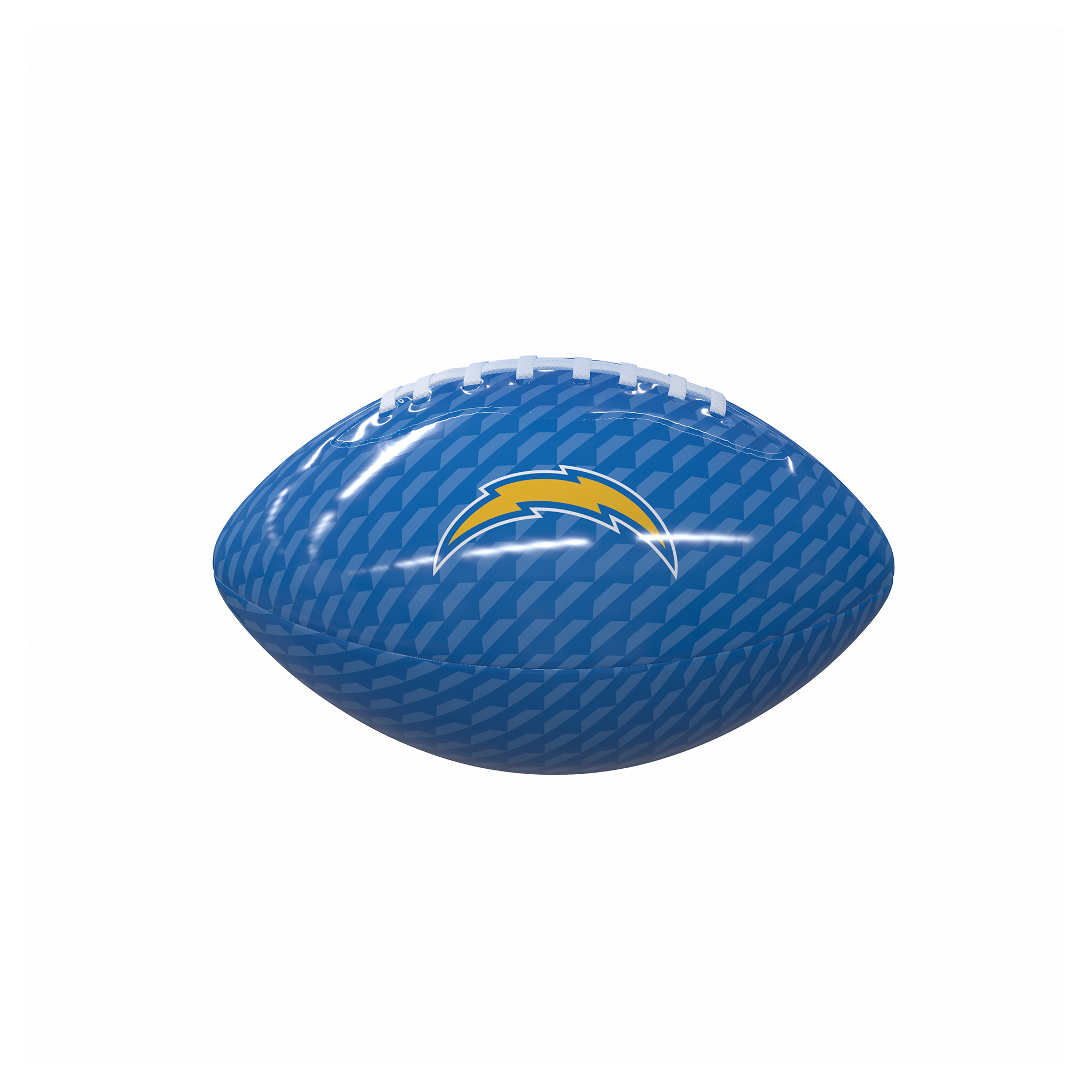 Logo Brands Los Angeles Chargers Carbon Fiber Mini-Size Glossy Football