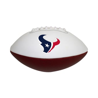 Logo Brands Houston Texans Commemorative Autograph Debossed Football