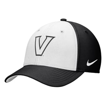Men's Nike  Black Vanderbilt Commodores Swoosh Dri-FIT Flex Hat