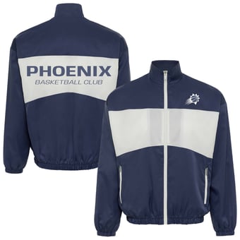 Unisex Sportiqe  Blue Phoenix Suns Athletic Club Collection Senna Premium Lightweight Full-Zip Jacket