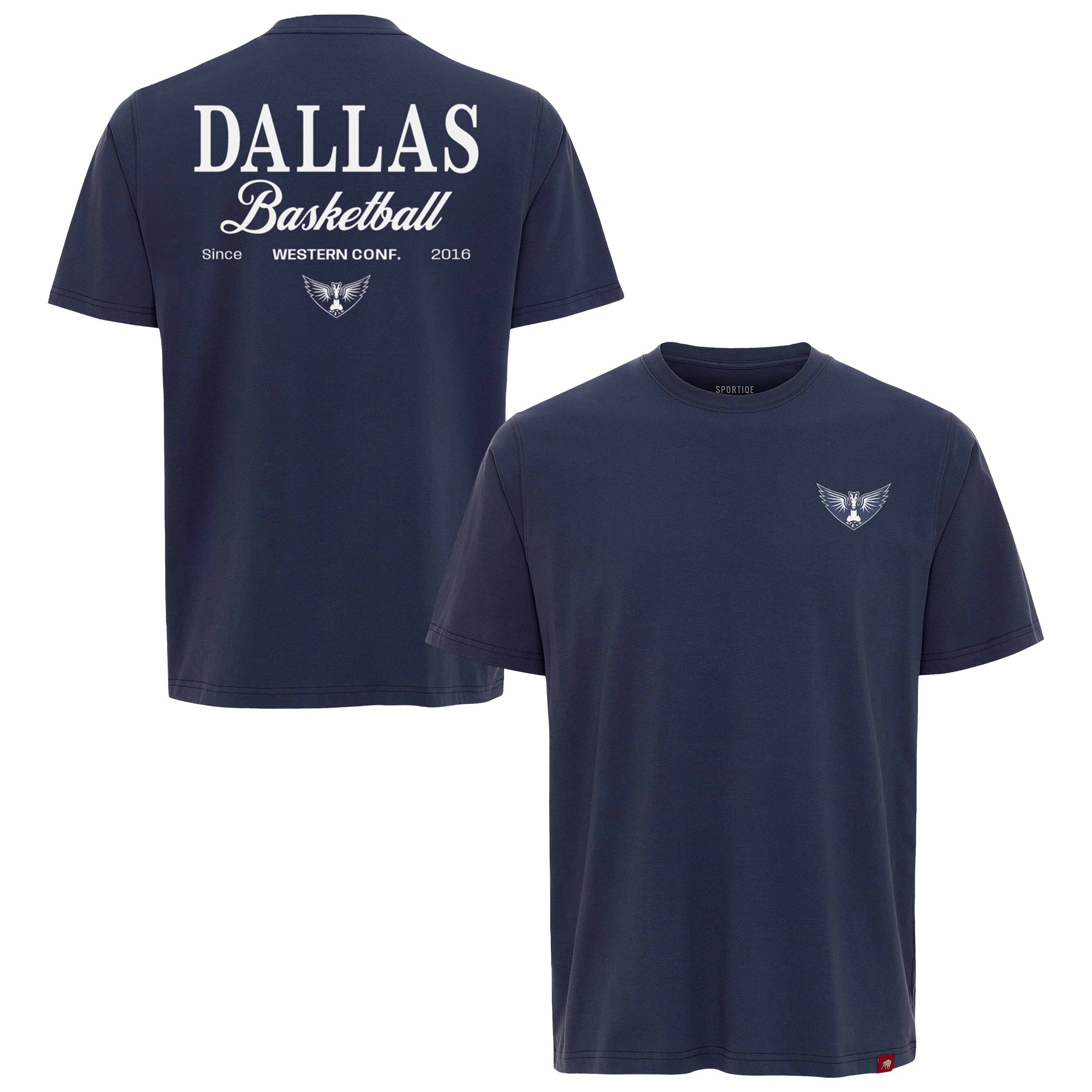 Unisex Sportiqe Blue Dallas Wings Athletic Club Collection Duke Relaxed Fit Premium T-Shirt