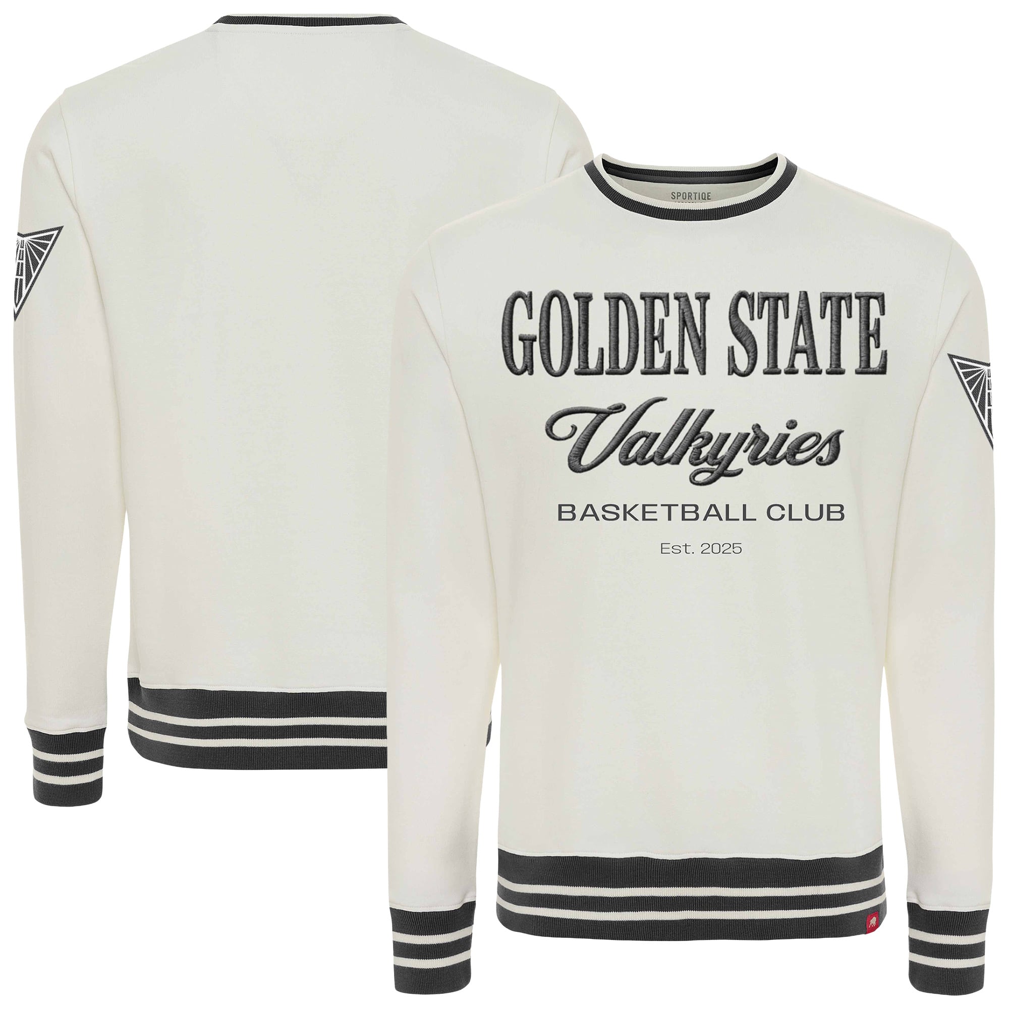 Unisex Sportiqe Cream Golden State Valkyries Athletic Club Collection French Terry Crew Sweatshirt