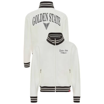 Women's Sportiqe Cream Golden State Valkyries Athletic Club Collection Sutton French Terry Full-Zip Jacket