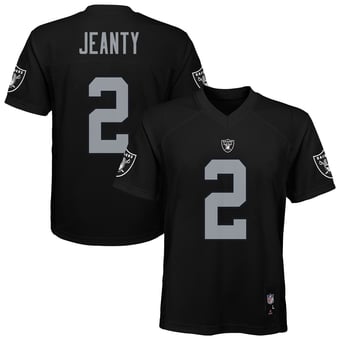 Youth Ashton Jeanty Black Las Vegas Raiders Replica Jersey