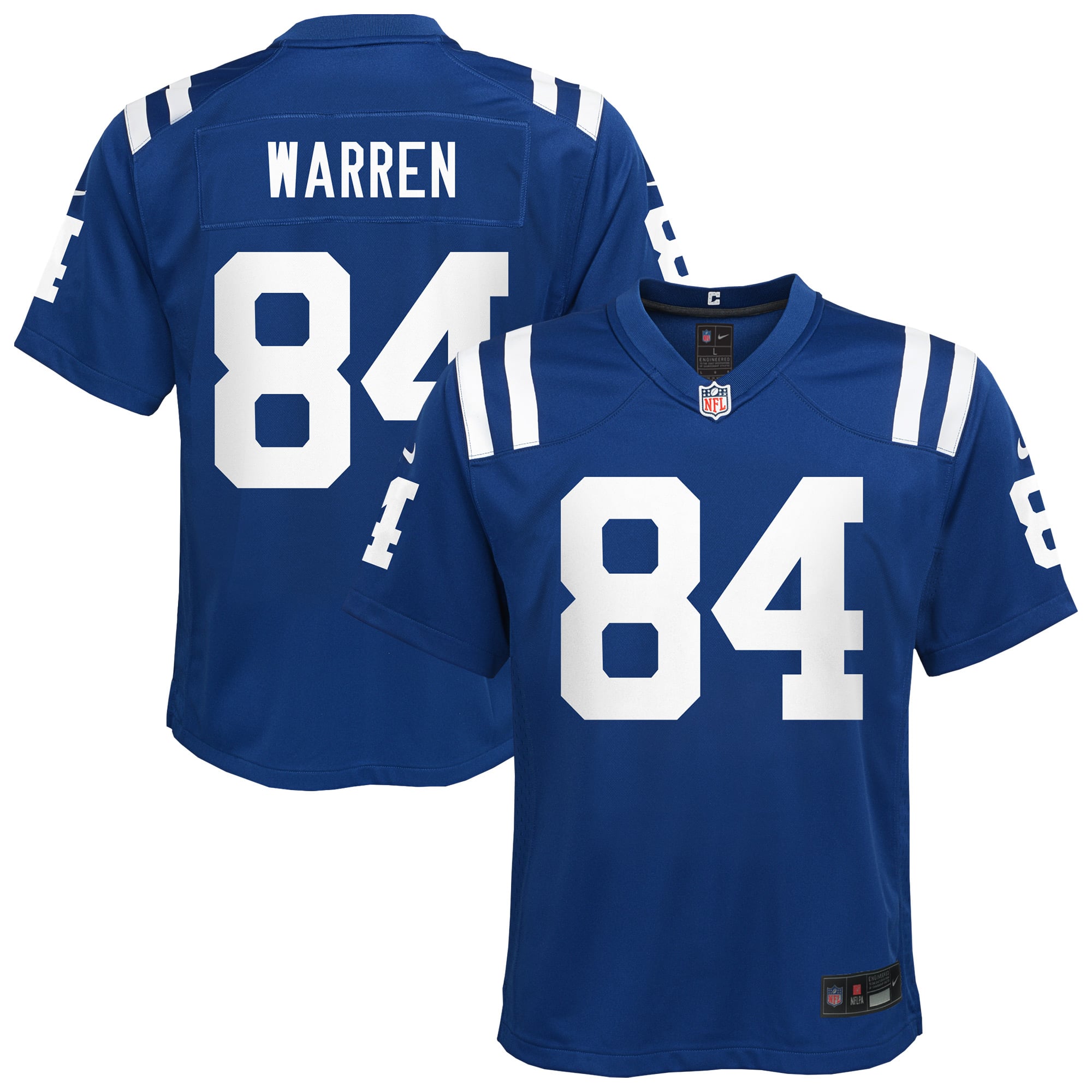 Youth Nike Tyler Warren Royal Indianapolis Colts Team Game Jersey Youth Nike Tyler Warren Royal Indianapolis Colts Team Game Jersey