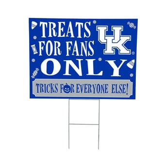 Kentucky Wildcats 18" x 24" Halloween Treats Outdoor Yard Sign