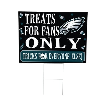 Philadelphia Eagles 18" x 24" Halloween Treats Outdoor Yard Sign