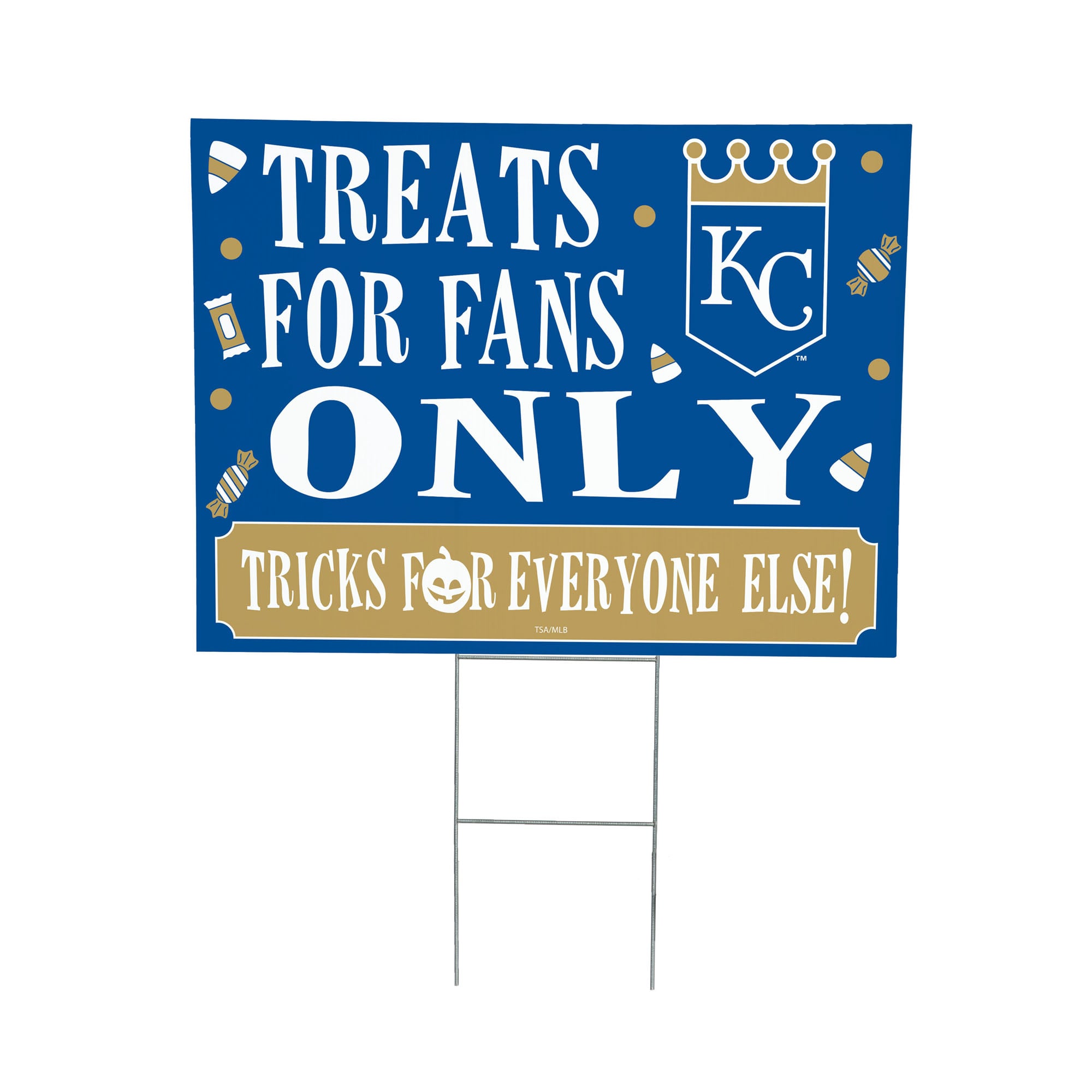 Kansas City Royals 18" x 24" Halloween Treats Outdoor Yard Sign