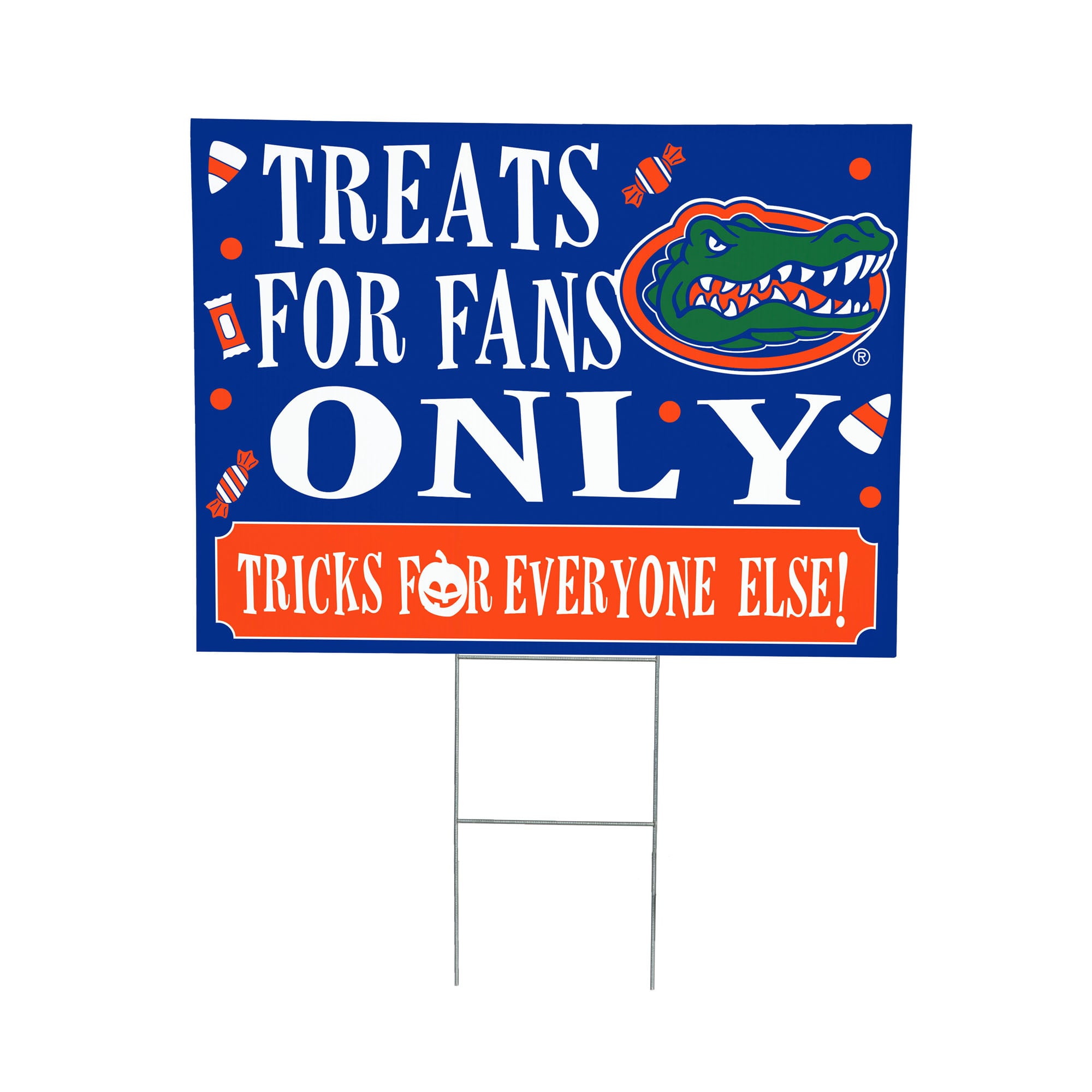 Florida Gators 18" x 24" Halloween Treats Outdoor Yard Sign