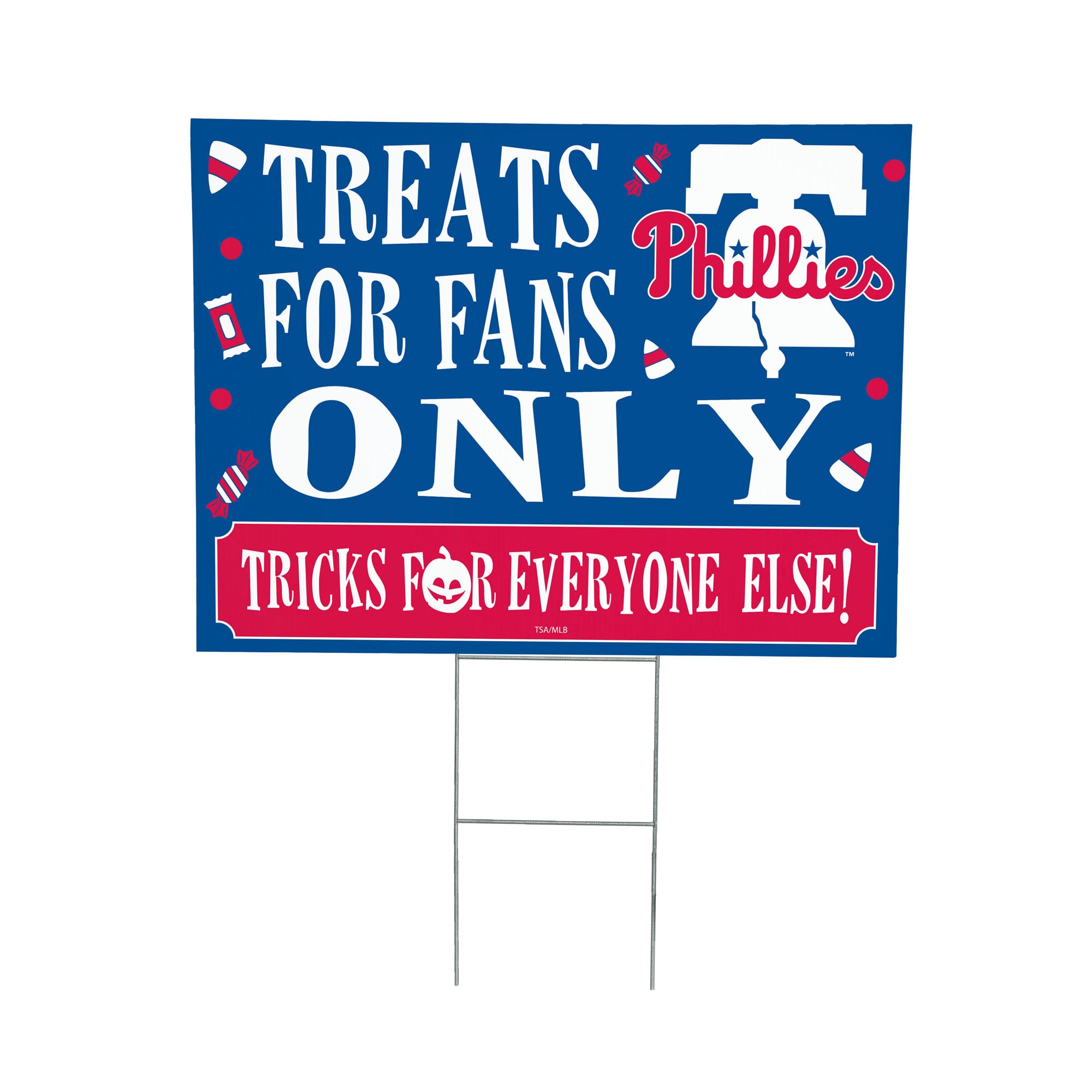 Philadelphia Phillies 18" x 24" Halloween Treats Outdoor Yard Sign