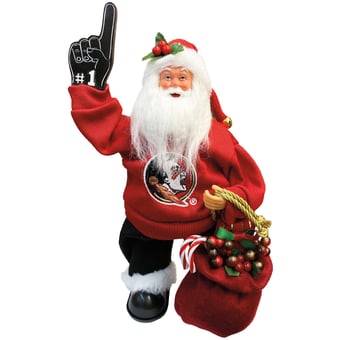 "Florida State Seminoles 12"" Animated Musical Santa"