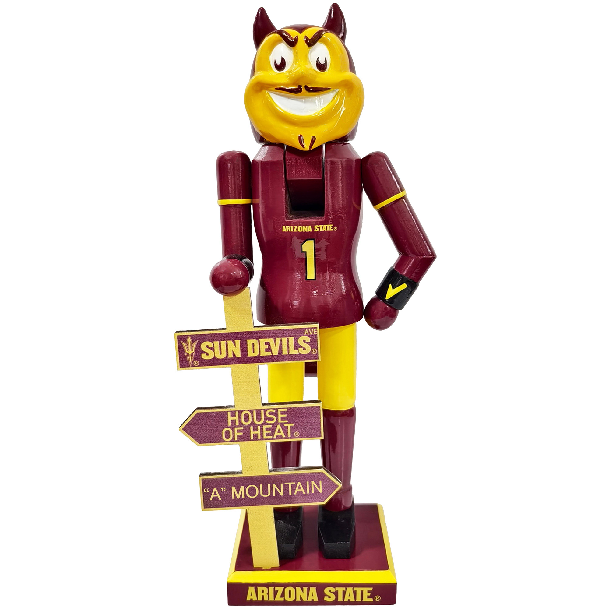Arizona State Sun Devils 12″ Mascot Nutcracker Arizona State Sun Devils 12″ Mascot Nutcracker
