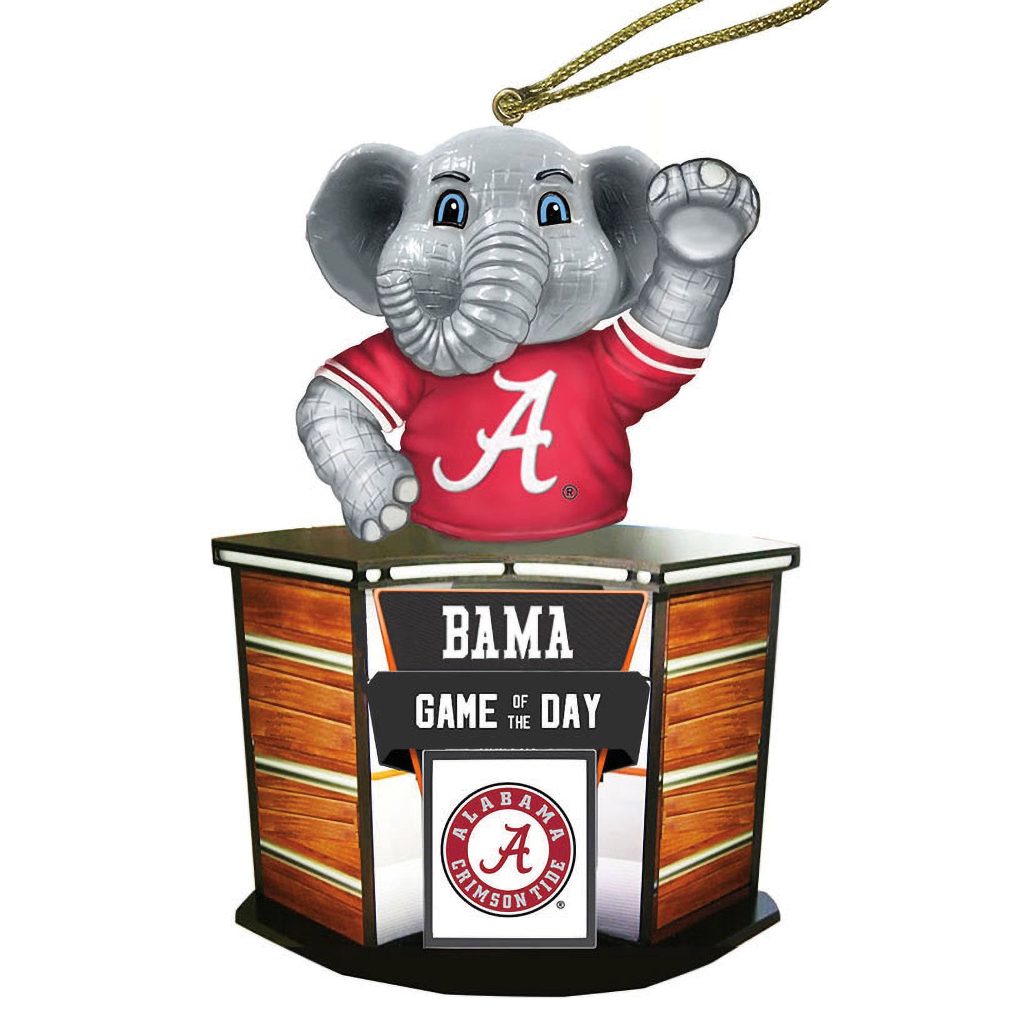 Alabama Crimson Tide 4" Game of the Day Ornament
