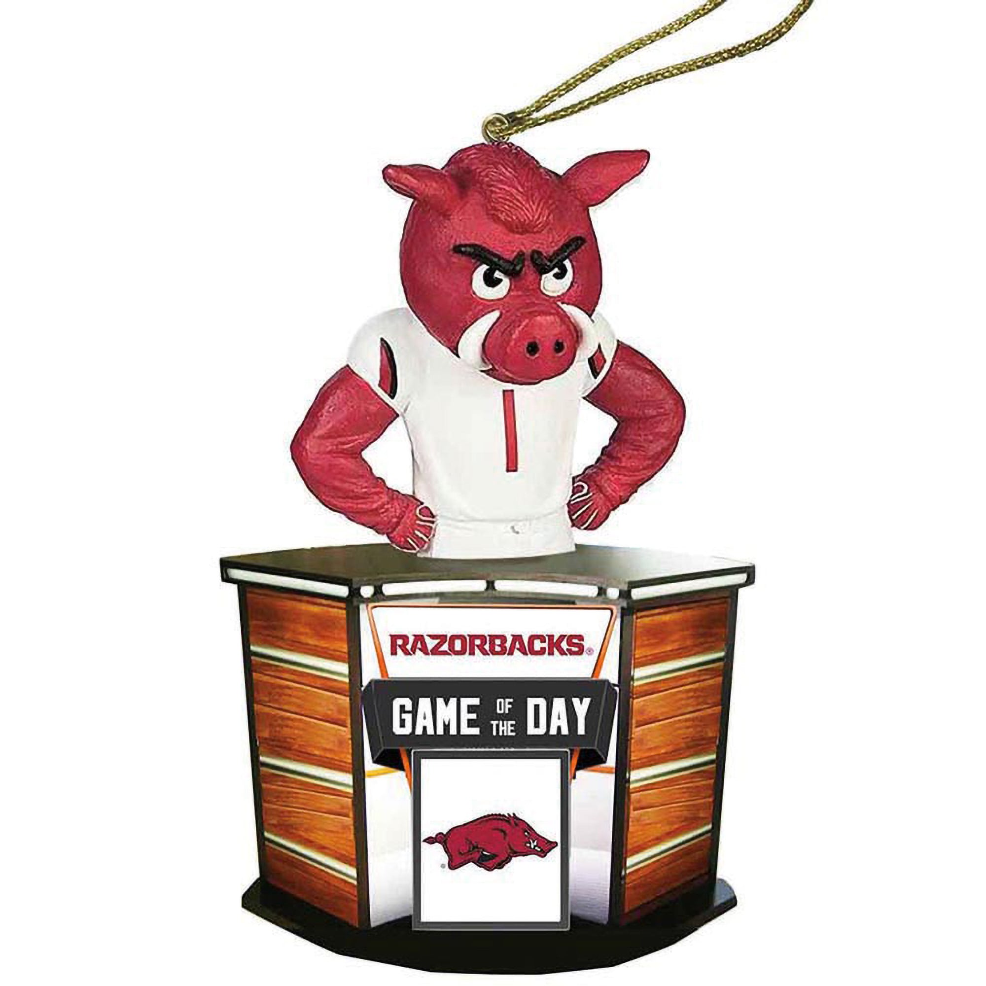 Arkansas Razorbacks 4" Game of the Day Ornament