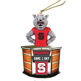 NC State Wolfpack 4" Game of the Day Ornament