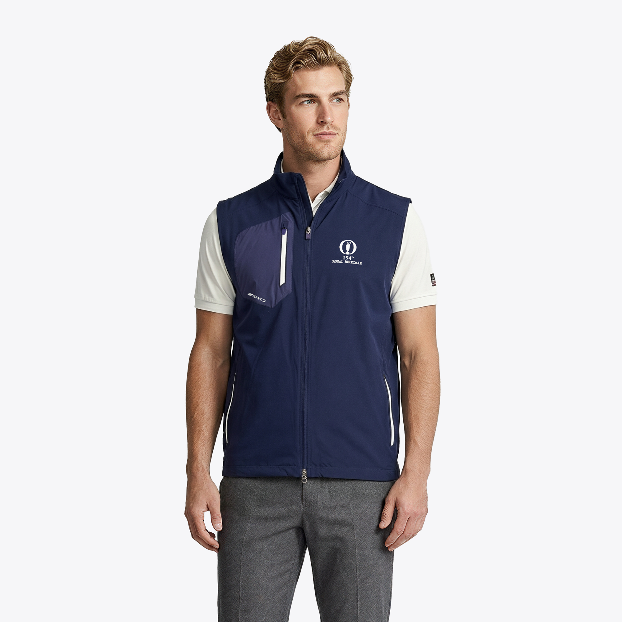 Veste The 154th Open Royal Birkdale Zero Restrction Z700 - Blu Navy