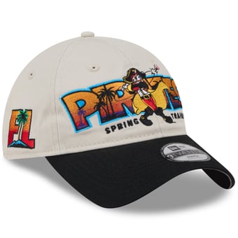 Youth New Era  Stone/Black Pittsburgh Pirates 2026 Spring Training Fan Pack Batter 9TWENTY Adjustable Hat