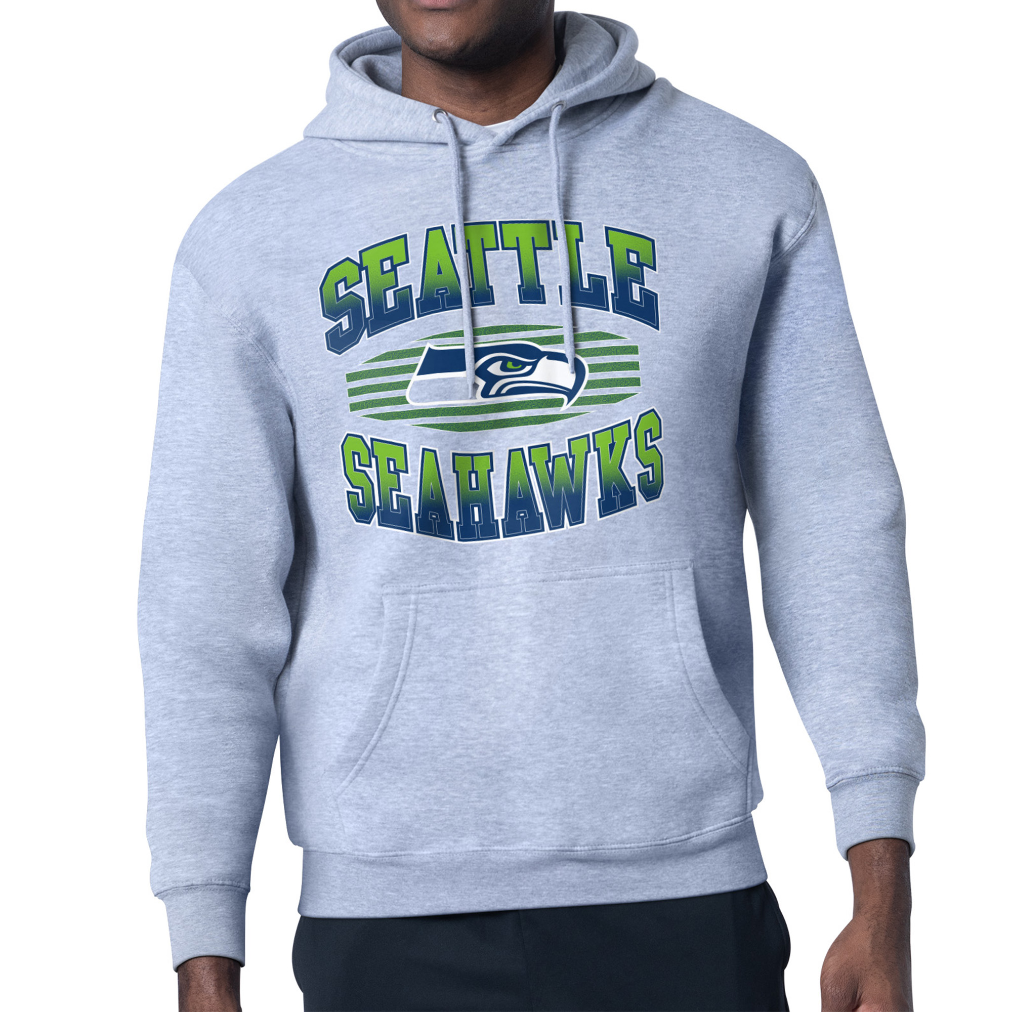 Men’s Starter Heather Gray Seattle Seahawks Team Grit Graphic Hoodie Men’s Starter Heather Gray Seattle Seahawks Team Grit Graphic Hoodie