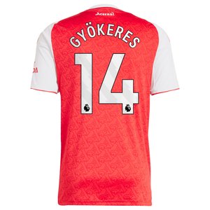 Maillot Domicile Arsenal adidas 2025-26 avec flocage Gyökeres 14, vue 4