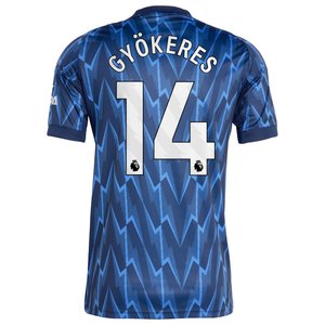 Maillot Extérieur Arsenal adidas 2025-26 avec flocage Gyökeres 14, vue 4