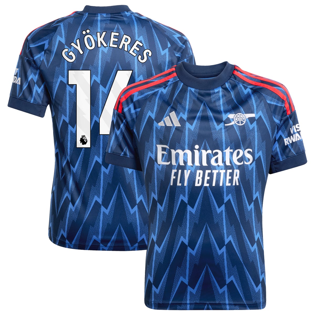 Maillot Extérieur Arsenal adidas 2025-26 - Enfant avec flocage Gyökeres 14