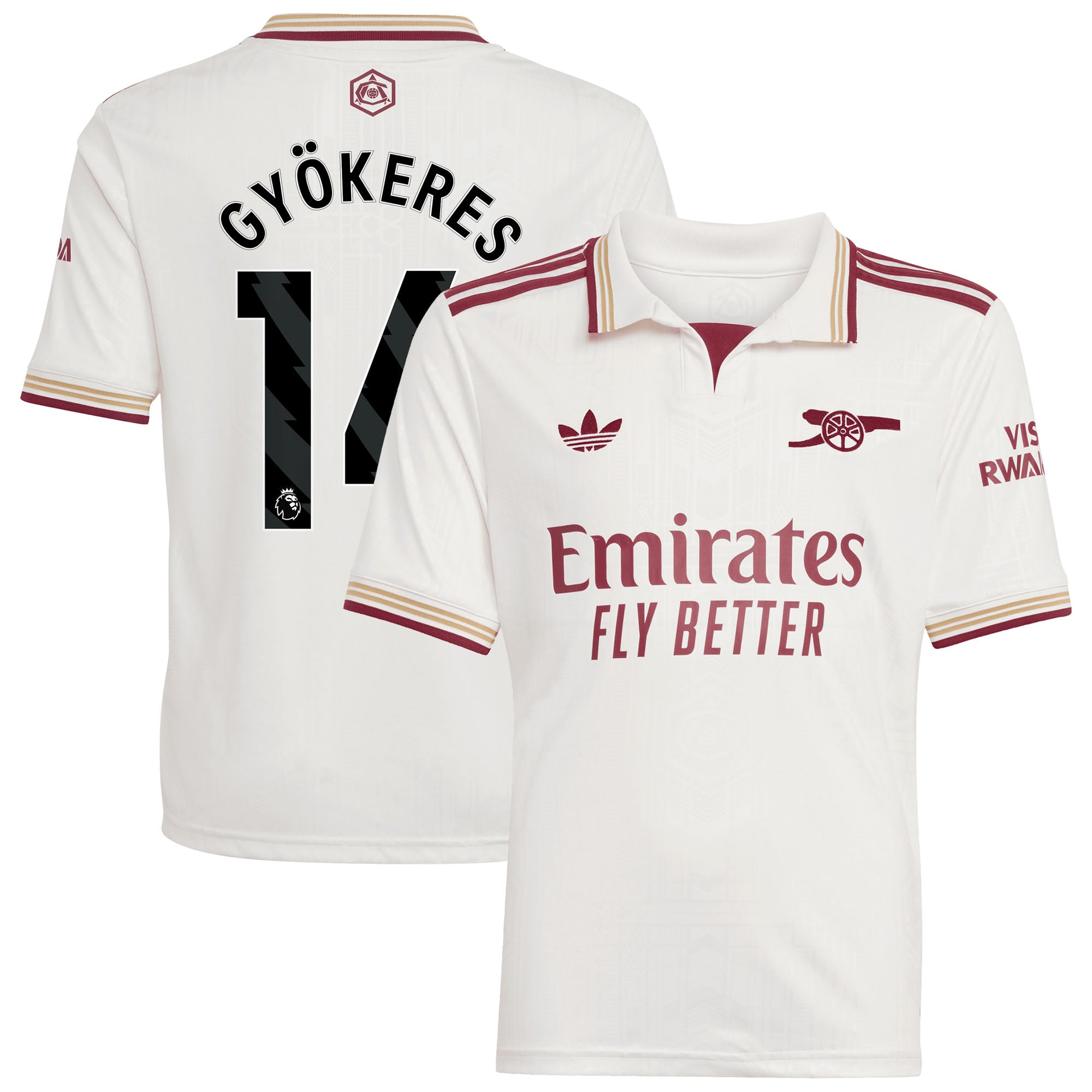 Maillot Third Arsenal adidas 2025-26 - Enfant avec flocage Gyökeres 14