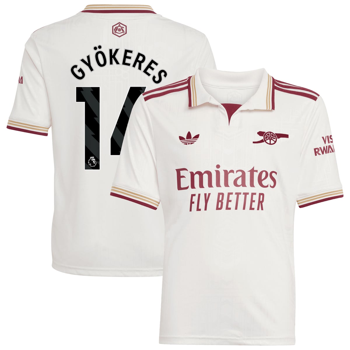 Maillot Third Arsenal adidas 2025-26 - Enfant avec flocage Gyökeres 14