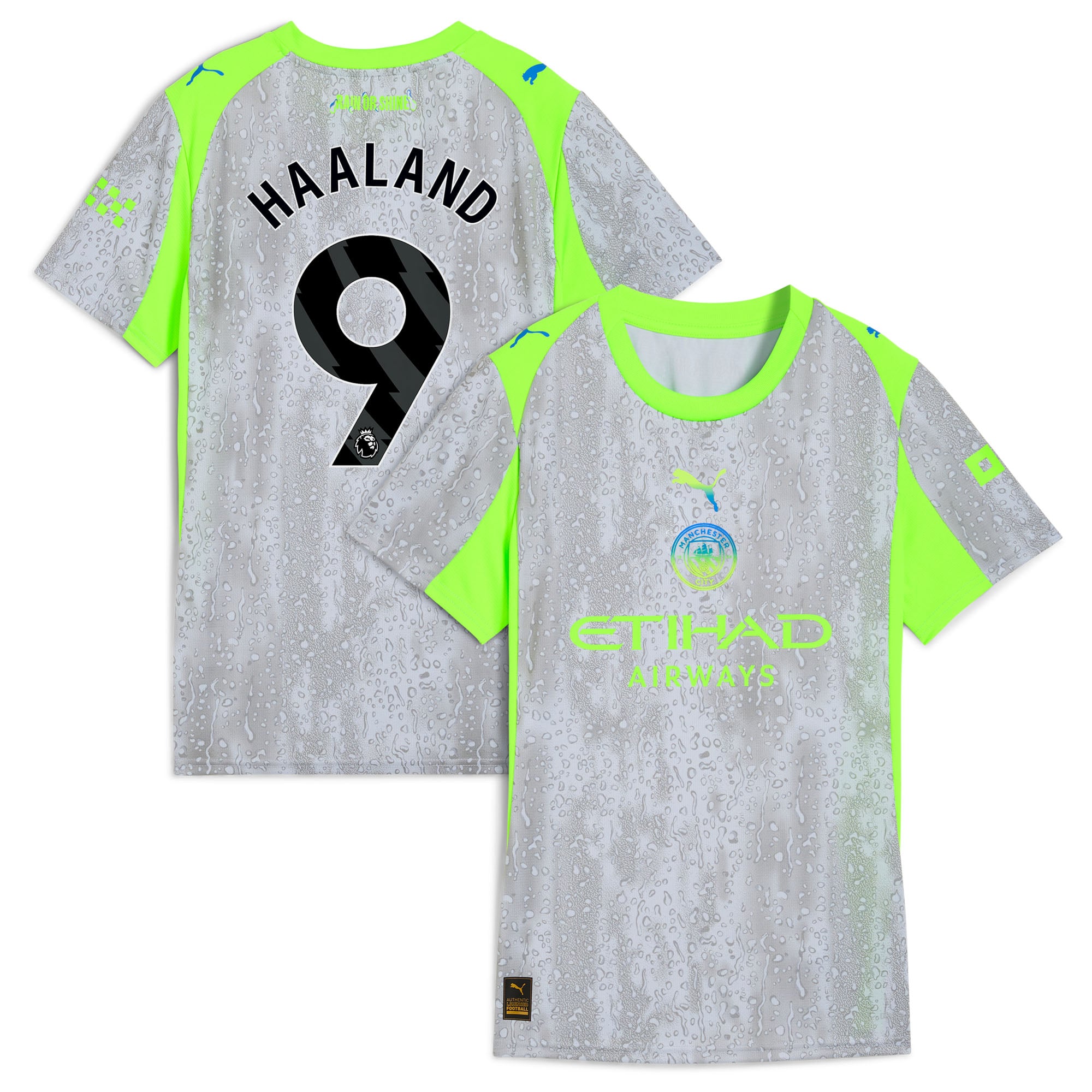 Women's Puma Green/Neon Green Manchester City 2025/26 Third Replica Jersey