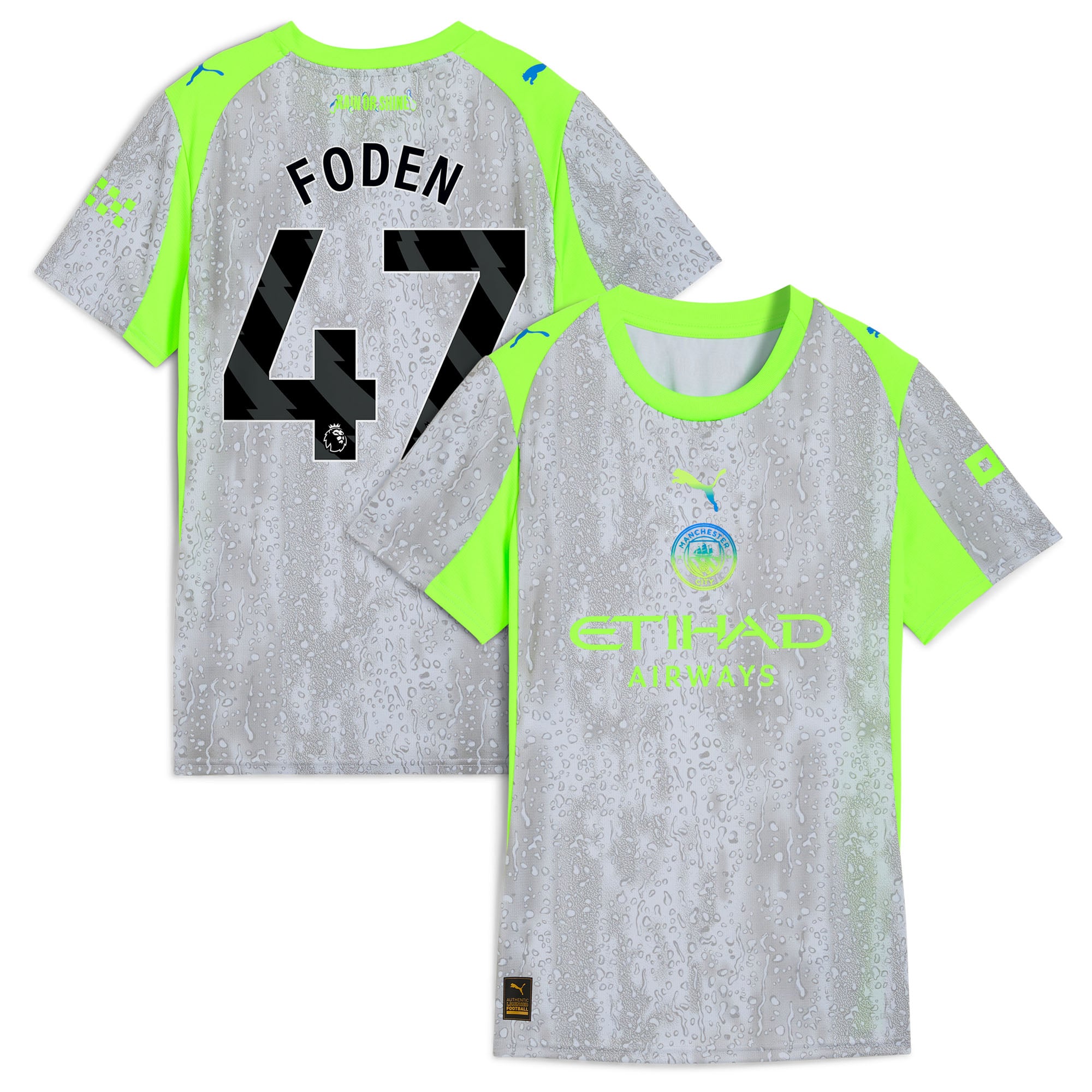 Women's Puma Green/Neon Green Manchester City 2025/26 Third Replica Jersey